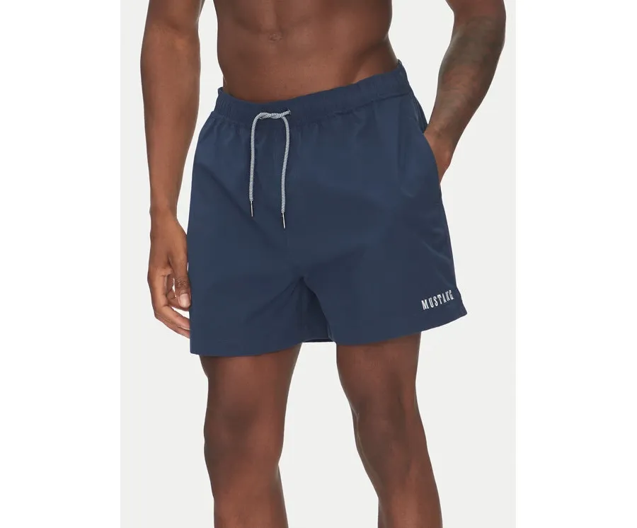 obrazek 1 Mustang Szorty kąpielowe Oceanside 1016478 Granatowy Regular Fit