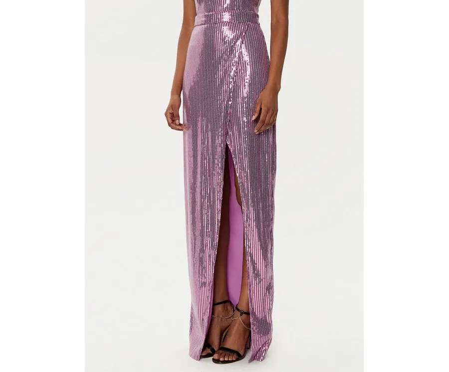 obrazek 1 Fracomina Spódnica maxi FQ24WG3001W66701 Fioletowy Slim Fit