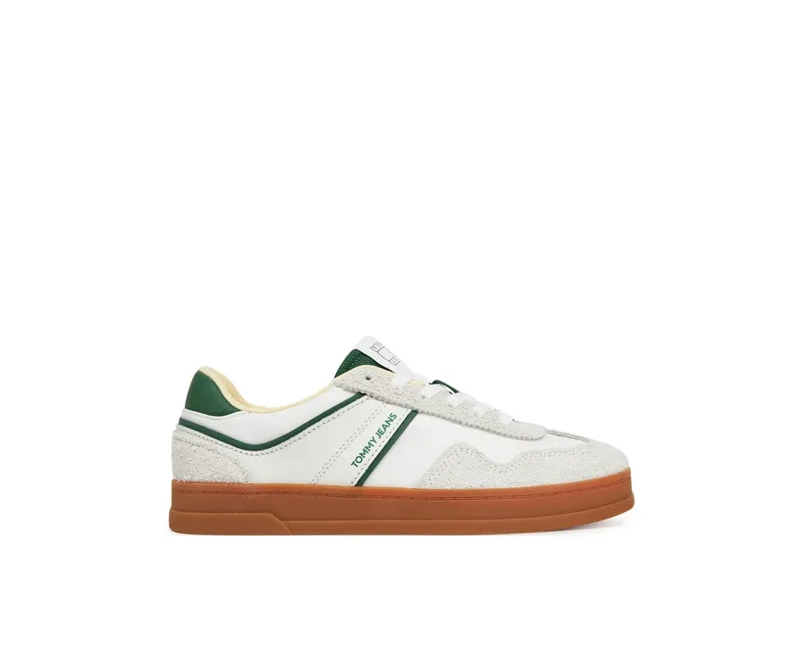 obrazek 1 Tommy Jeans Sneakersy The Greenwich Mix Media EN0EN02730 Biały