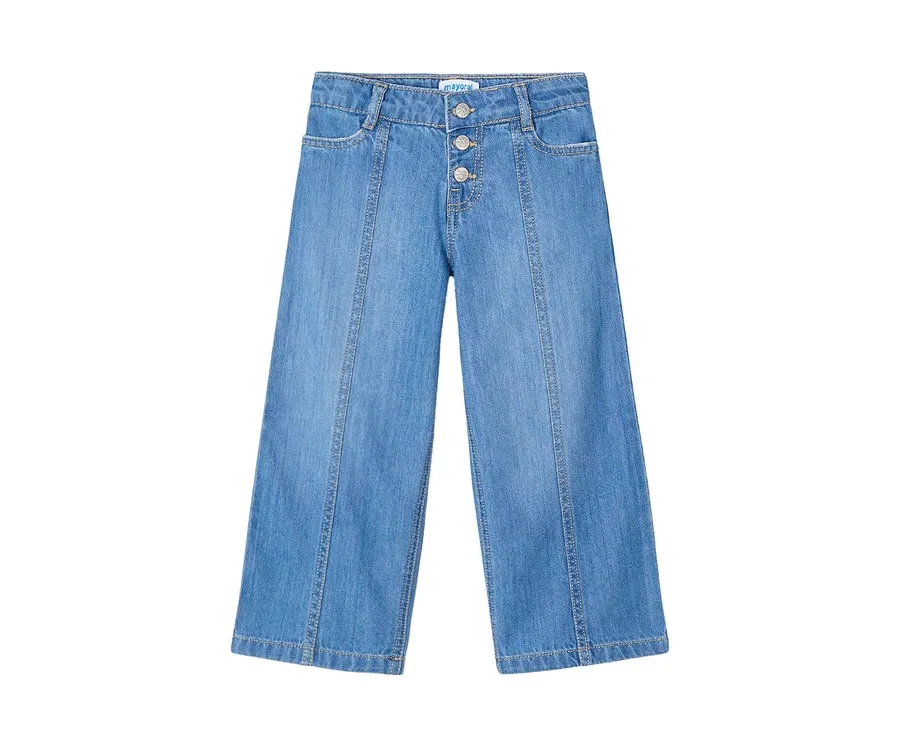 obrazek 1 Mayoral Jeansy 3558 Granatowy Wide Leg