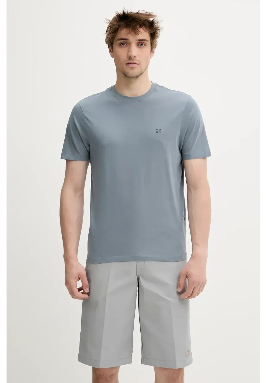 obrazek 1 C.P. Company t-shirt bawełniany męski kolor szary z nadrukiem 18CMTS030A005100W
