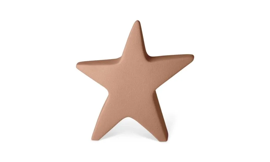 obrazek 9 Ceramiczna dekoracja świąteczna w kształcie gwiazdy