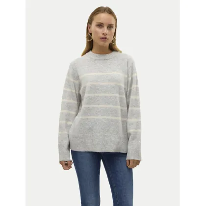 Zdjęcie Vero Moda Sweter Flawless 10320487 Szary Loose Fit