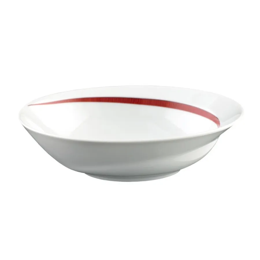 obrazek 1 Stylowa okrągła miska sałatkowa 19 cm z czerwonym wzorem - Seltmann Weiden