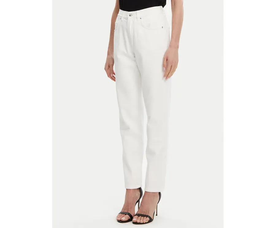 obrazek 1 ACCESS FASHION Jeansy 53-8024-581 Biały Straight Leg