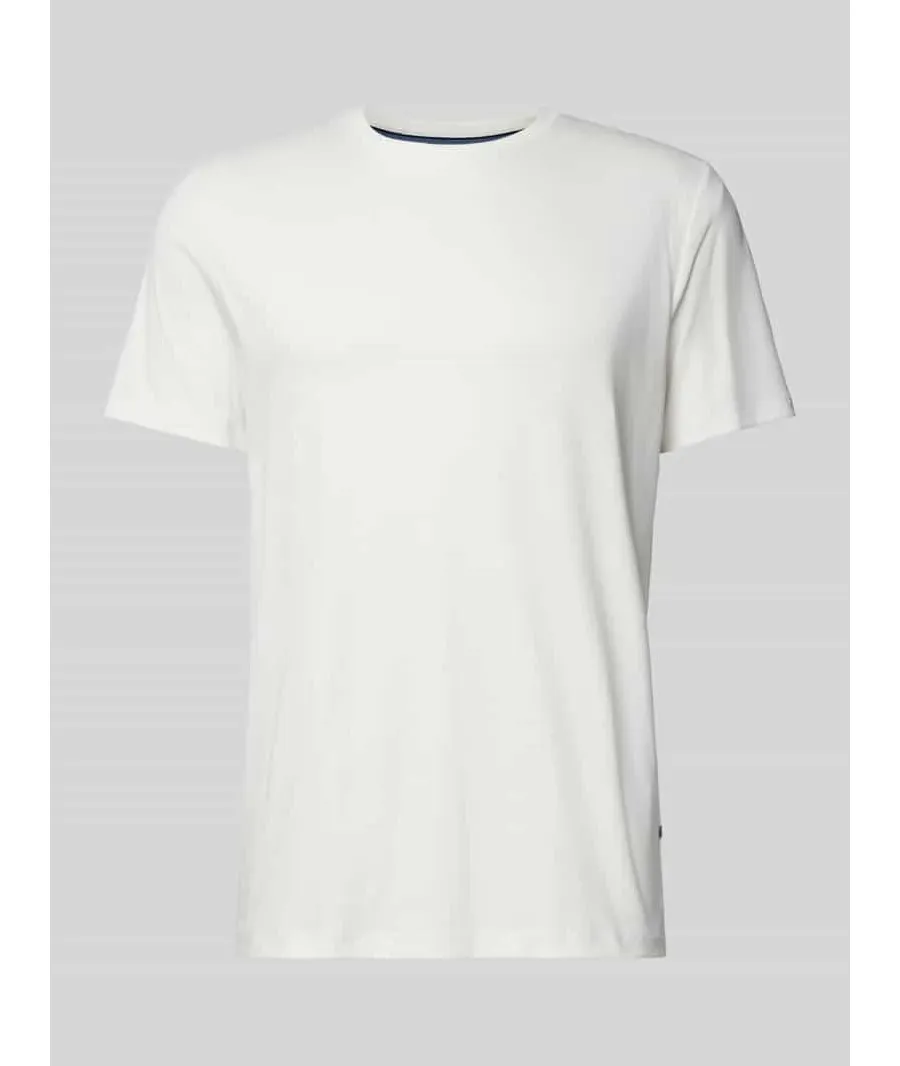 obrazek 1 T-shirt z prążkowanym okrągłym dekoltem