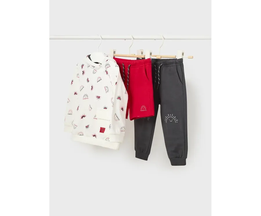 obrazek 1 Mayoral Dres 1834 Czerwony Regular Fit