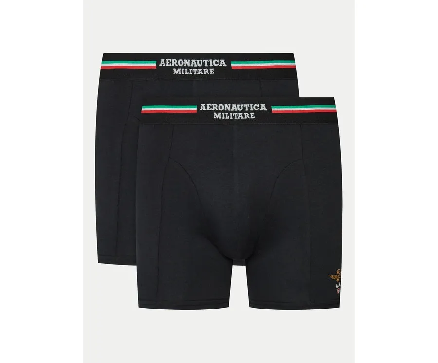 obrazek 1 Aeronautica Militare Komplet 2 par bokserek AM1UBX002 Czarny