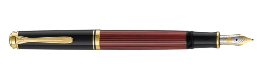 obrazek 2 Stylowe pióro wieczne Souveran M600 Black Red na upominek