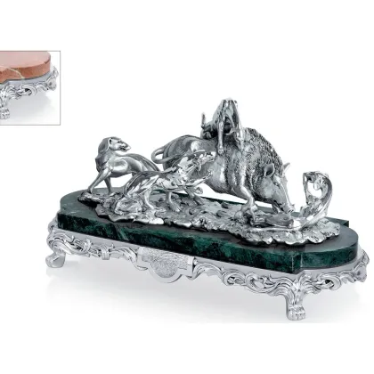 Zdjęcie Scenka z polowania - ozdobna figurka na biurko