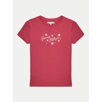 Zdjęcie Tommy Hilfiger T-Shirt KG0KG08250 D Różowy Regular Fit