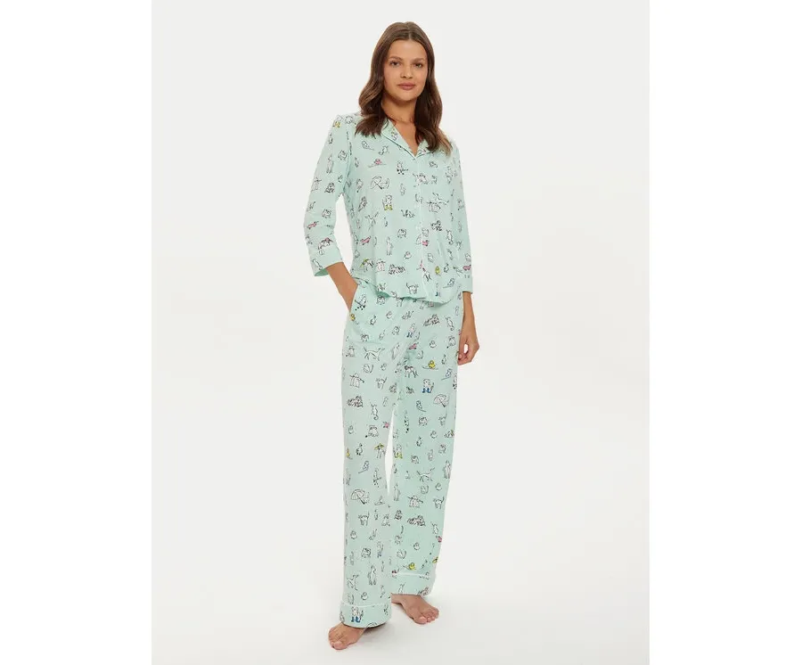 obrazek 1 Kate Spade Piżama KSI92712 Zielony Regular Fit