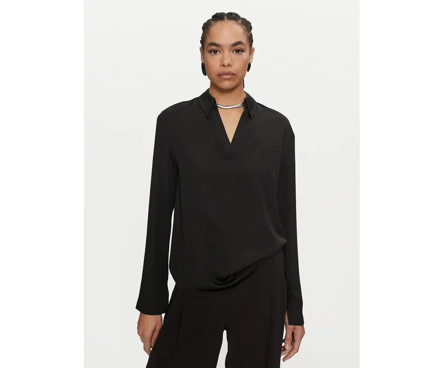 obrazek 1 Calvin Klein Bluzka K20K208000 Czarny Regular Fit