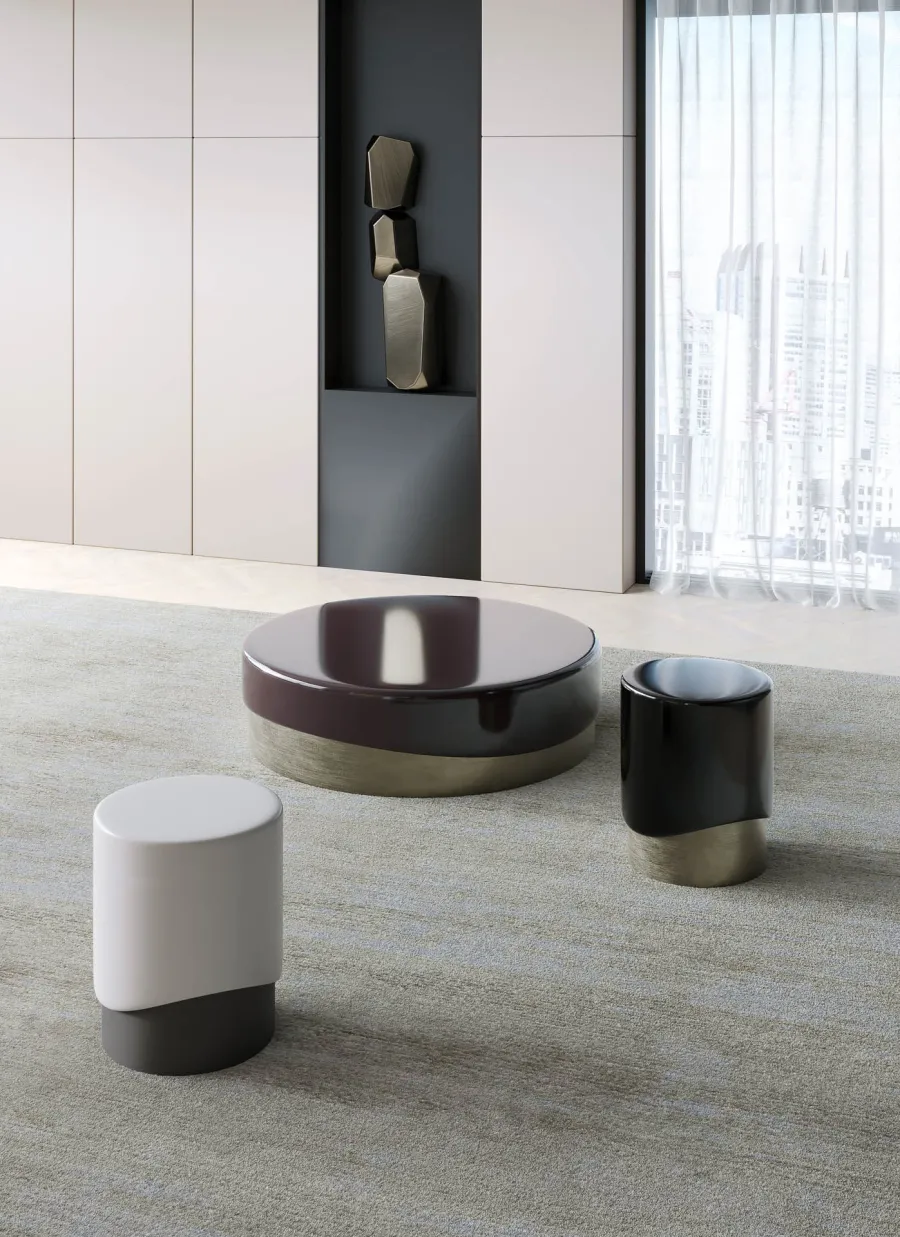 obrazek 6 Elegancki włoski stolik serwisowy - styl modernistyczny do salonu