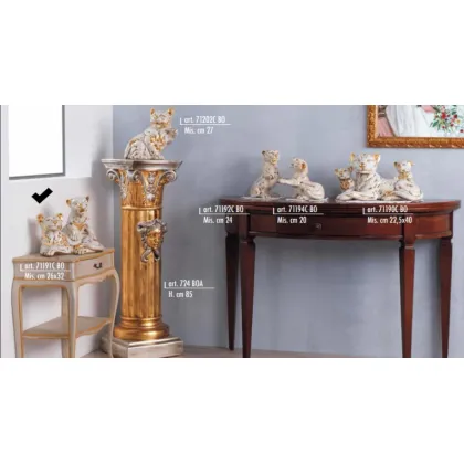 Picture Two decorated panthers - Valle d'oro Patchi