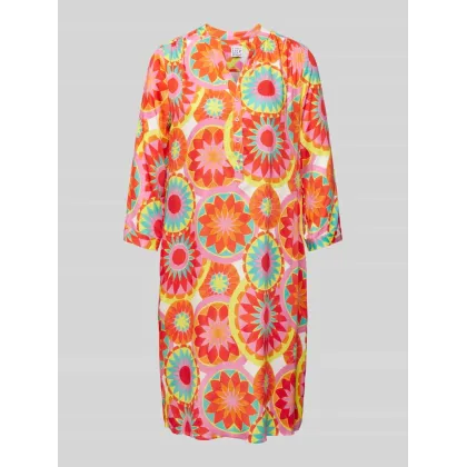 Zdjęcie Sukienka o długości do kolan z kołnierzem z lamówką