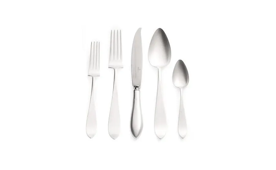 obrazek 1 Elegancki 5-elementowy zestaw sztućców platerowanych srebrem – Pampaloni