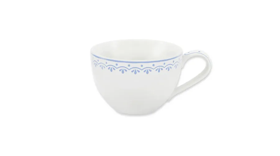 obrazek 1 Wyjątkowa filiżanka z porcelany zdobiona delikatnym jasnoniebieskim motywem – wariant 3 – Leander