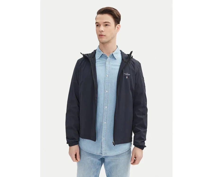 obrazek 1 Aeronautica Militare Kurtka przejściowa 251AB2204CT3264 Granatowy Regular Fit