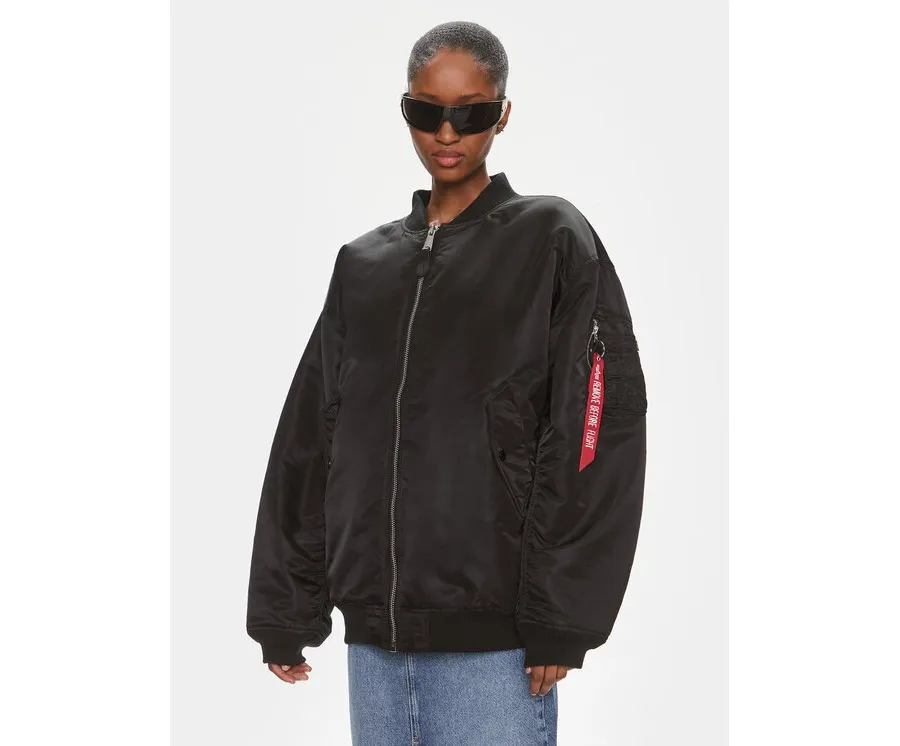 obrazek 1 Alpha Industries Kurtka bomber MA-1 Core 108010 Czarny Regular Fit