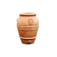 Picture Beautiful ceramic garden vase from Italy - Goti Terrecotte