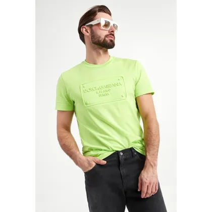Zdjęcie T-shirt męski z logo DOLCE & GABBANA Dolce & Gabbana