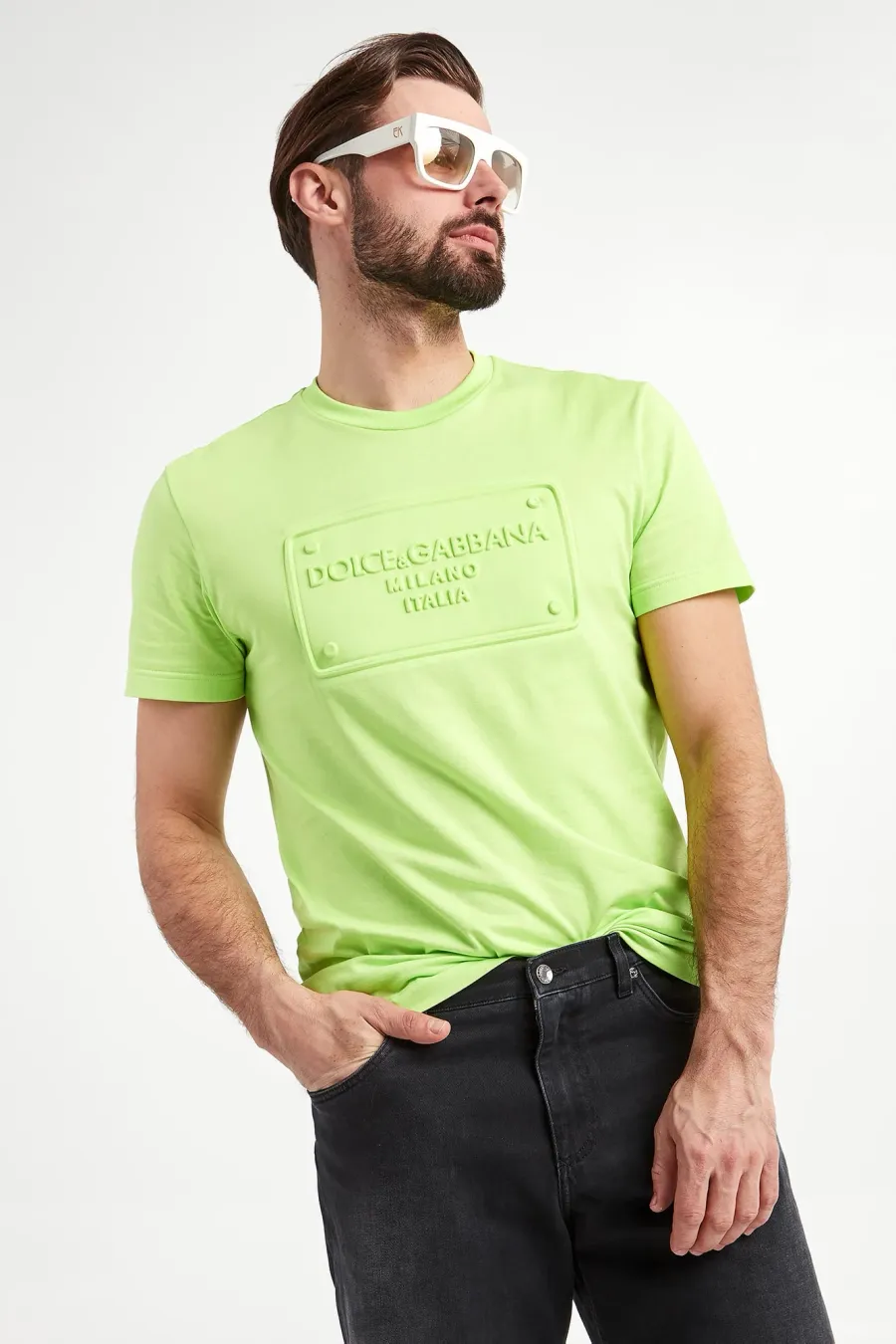 obrazek 1 T-shirt męski z logo DOLCE & GABBANA Dolce & Gabbana