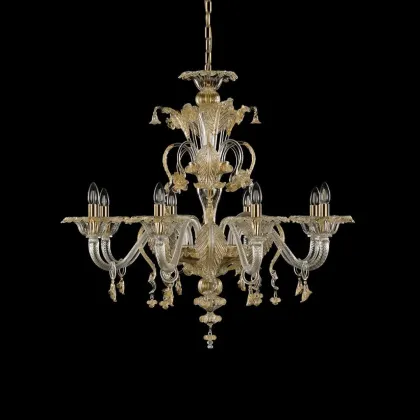 Zdjęcie Niesamowity włoski żyrandol wykonany ręcznie ze szkła murano