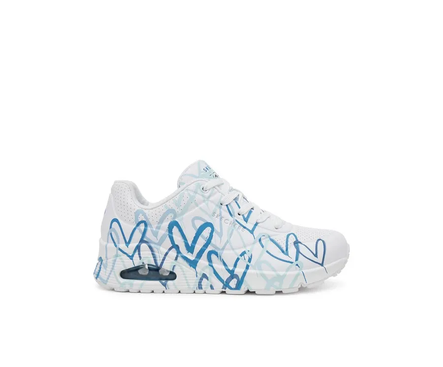 obrazek 1 Skechers Sneakersy Uno - Spread the Love 155507/WBL Biały