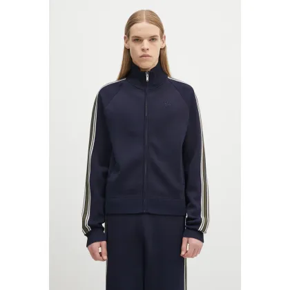 Zdjęcie Wales Bonner bluza Tide Track męska kolor granatowy z aplikacją US25KN34.KN05.599