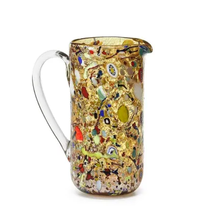 Zdjęcie Śliczny dzbanek z włoskiego szkła murano