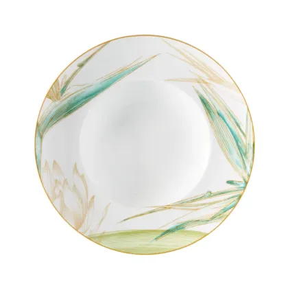 Zdjęcie Porcelanowy talerz do zupy Fiji ze stylizowanym motywem kwiatowym - Vista Alegre