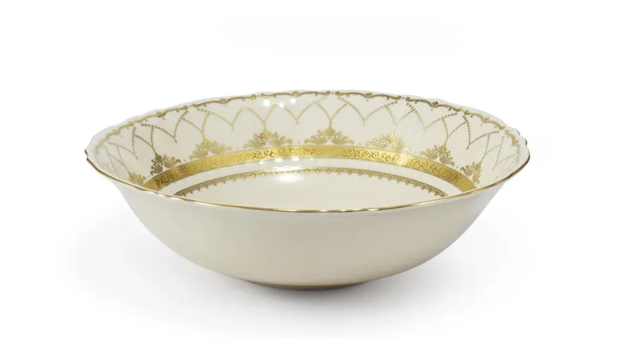 obrazek 6 Stylowa 25-częściowa zastawa obiadowa z porcelany z kolekcji Ivory wedding sonata – Leander