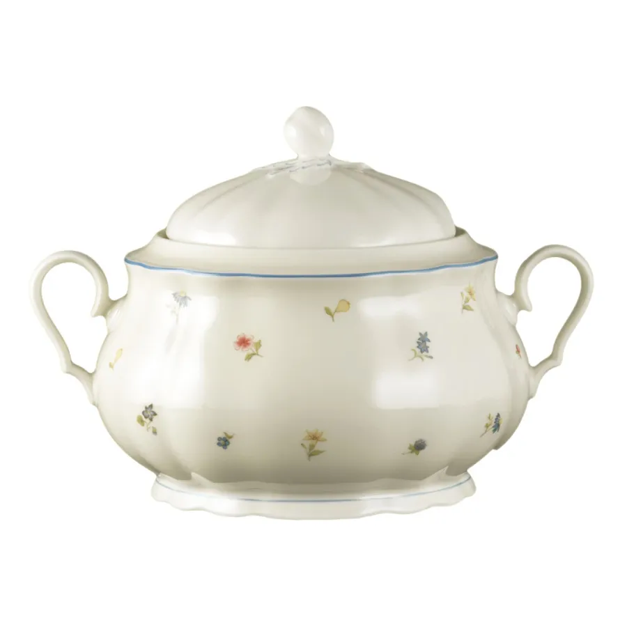 obrazek 1 Duża porcelanowa waza z pokrywką w stylu klasycznym - Seltmann Weiden
