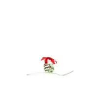 Zdjęcie Duży dekoracyjny świąteczny dzwonek z zimowym pejzażem – Le Ceramiche