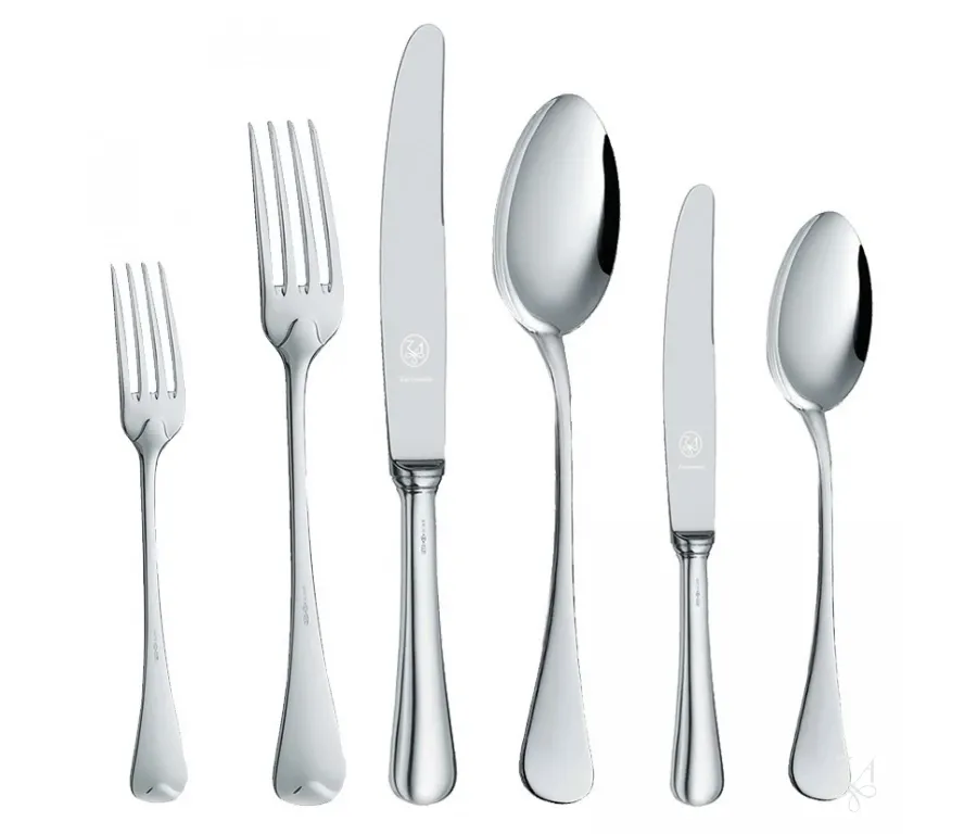 obrazek 1 Elegancki 77-elementowy komplet sztućców w skrzynce - Zaramella Argenti