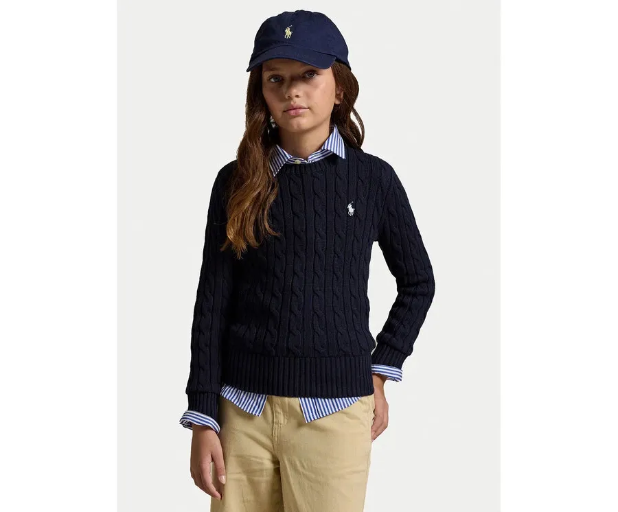 obrazek 1 Polo Ralph Lauren Sweter 313901316009 Granatowy Regular Fit