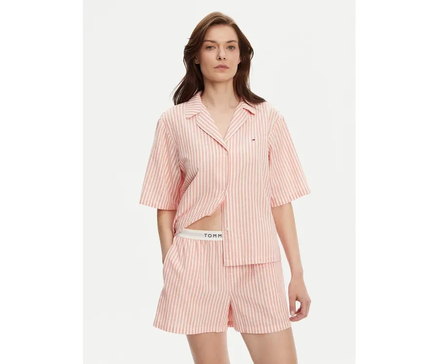 obrazek 1 Tommy Hilfiger Piżama UW0UW05799 Pomarańczowy Regular Fit