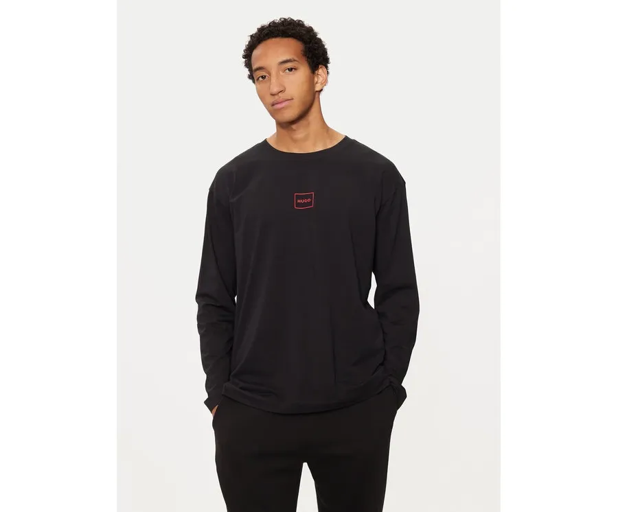 obrazek 1 Hugo Longsleeve 50525229 Czarny Regular Fit HUGO