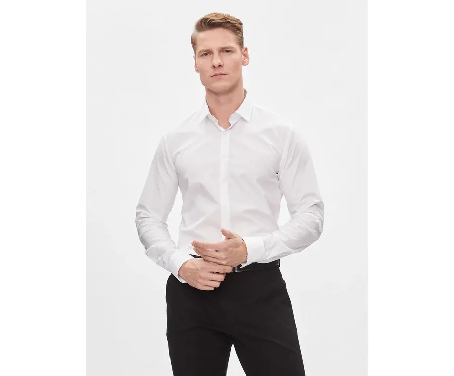 obrazek 1 Calvin Klein Koszula K10K112310 Biały Slim Fit