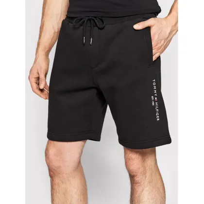 Zdjęcie Tommy Hilfiger Szorty sportowe Logo MW0MW22198 Czarny Regular Fit