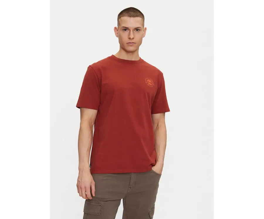 obrazek 1 Timberland T-Shirt TB0A6DPD Czerwony Regular Fit