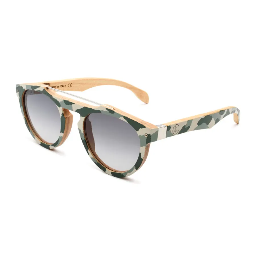 obrazek 2 Klasyk lat 80-tych - bukowe okulary moro - Legno Light