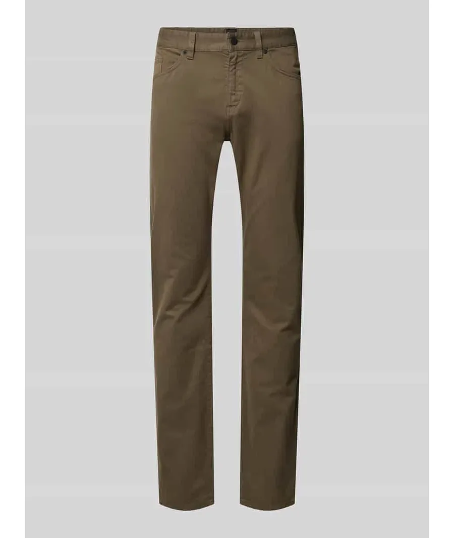 obrazek 1 Spodnie o kroju regular fit z 5 kieszeniami model ‘Delaware’