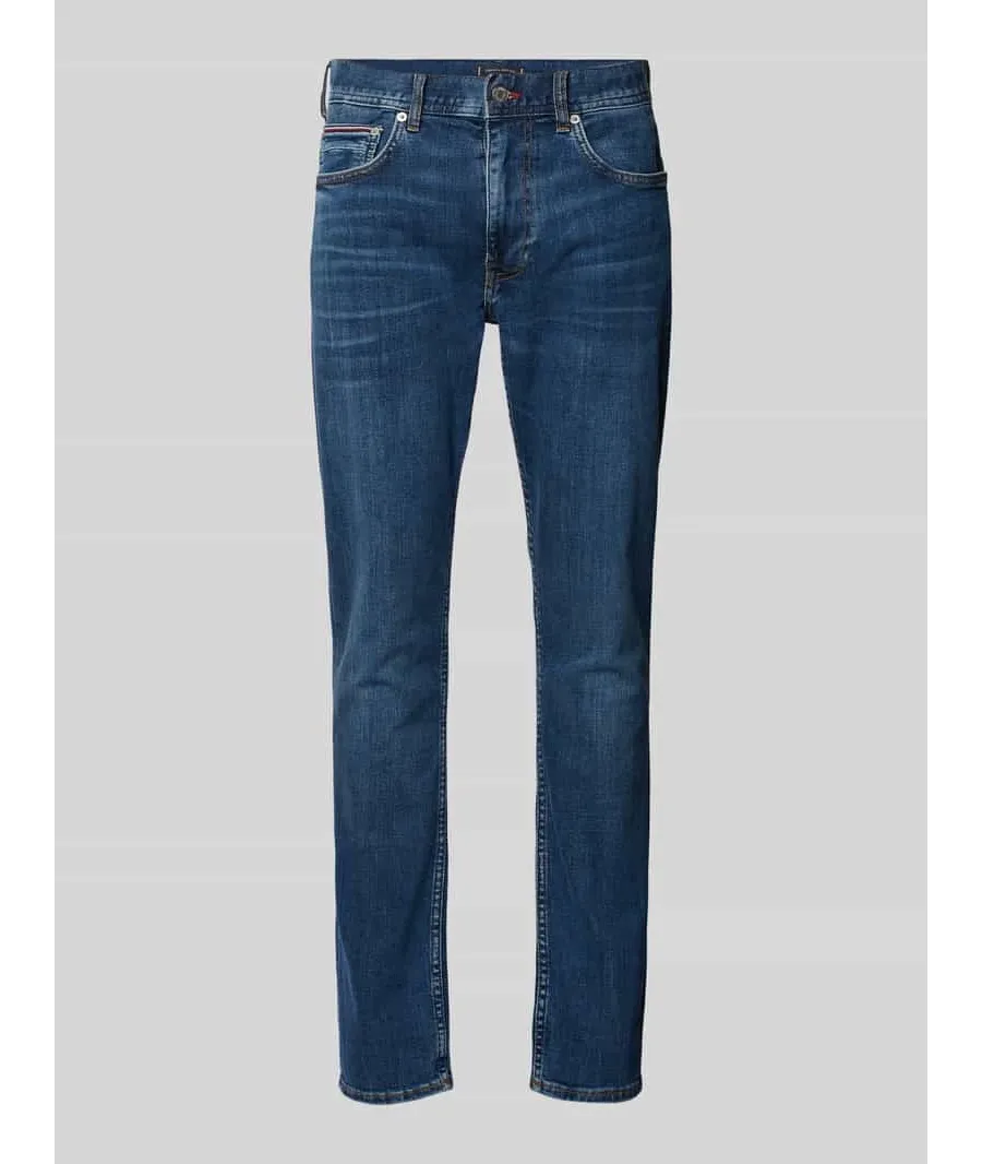 obrazek 1 Jeansy o kroju slim fit z 5 kieszeniami model ‘HOUSTON’