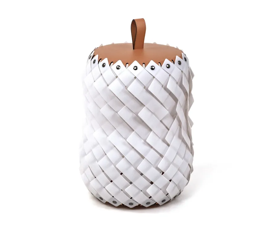 obrazek 1 Skórzana lampa podłogowa