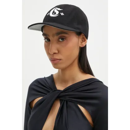 Zdjęcie Carhartt WIP czapka z daszkiem Greatest Hits Logo Cap kolor czarny gładka I034360.K02XX