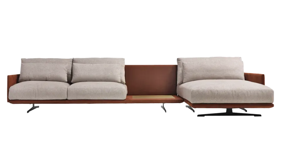 obrazek 6 Szara elegancka sofa do salonu – Daytona