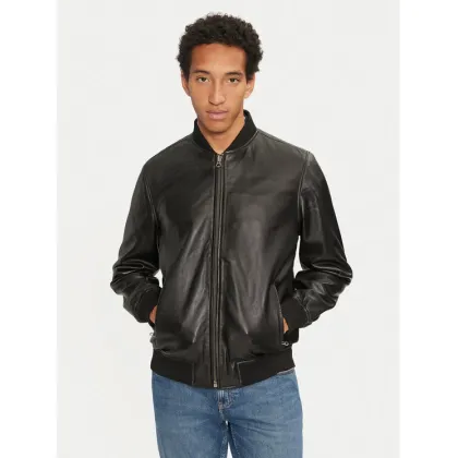 Zdjęcie Pepe Jeans Kurtka skórzana Torno PM402986 Czarny Regular Fit