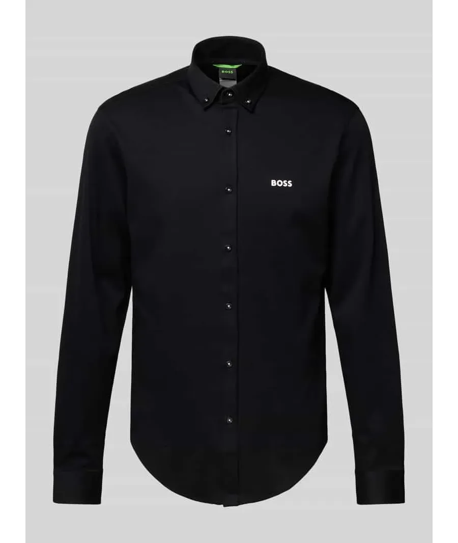 obrazek 1 Koszula casualowa o kroju slim fit z kołnierzykiem typu button down model ‘MOTION’